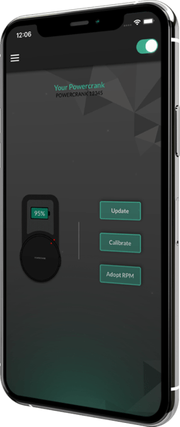 iOS phone with INPEAK Manager application